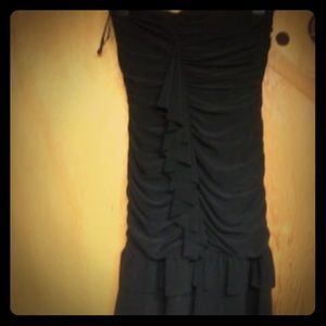 Mini black party dress